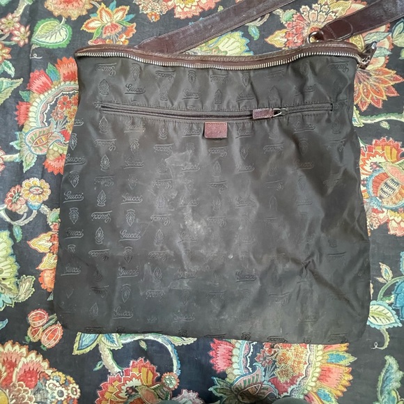 Gucci Dark Brown Leather Crossbody Bag - Picture 8 of 13